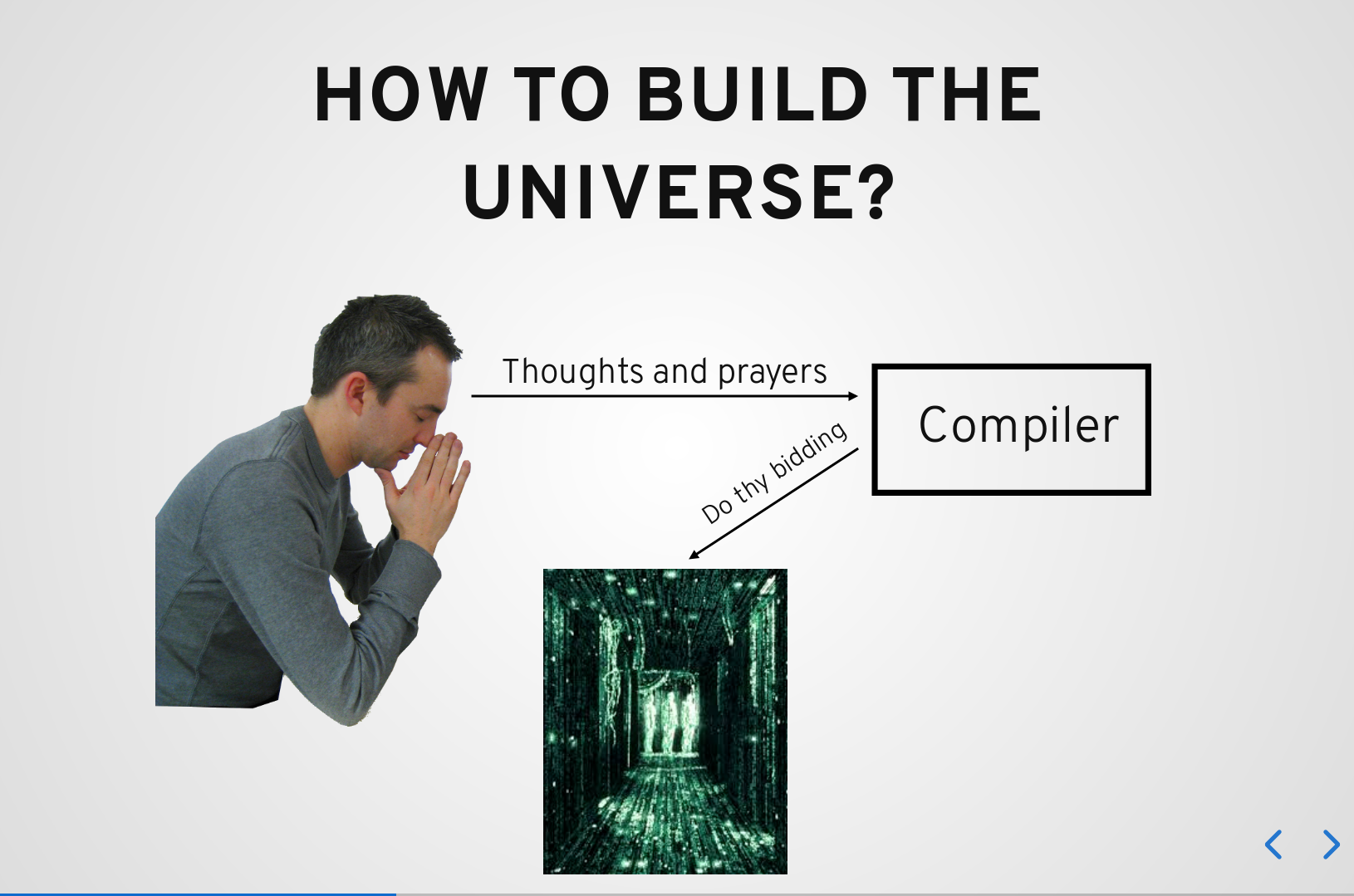 Pray to the compiler