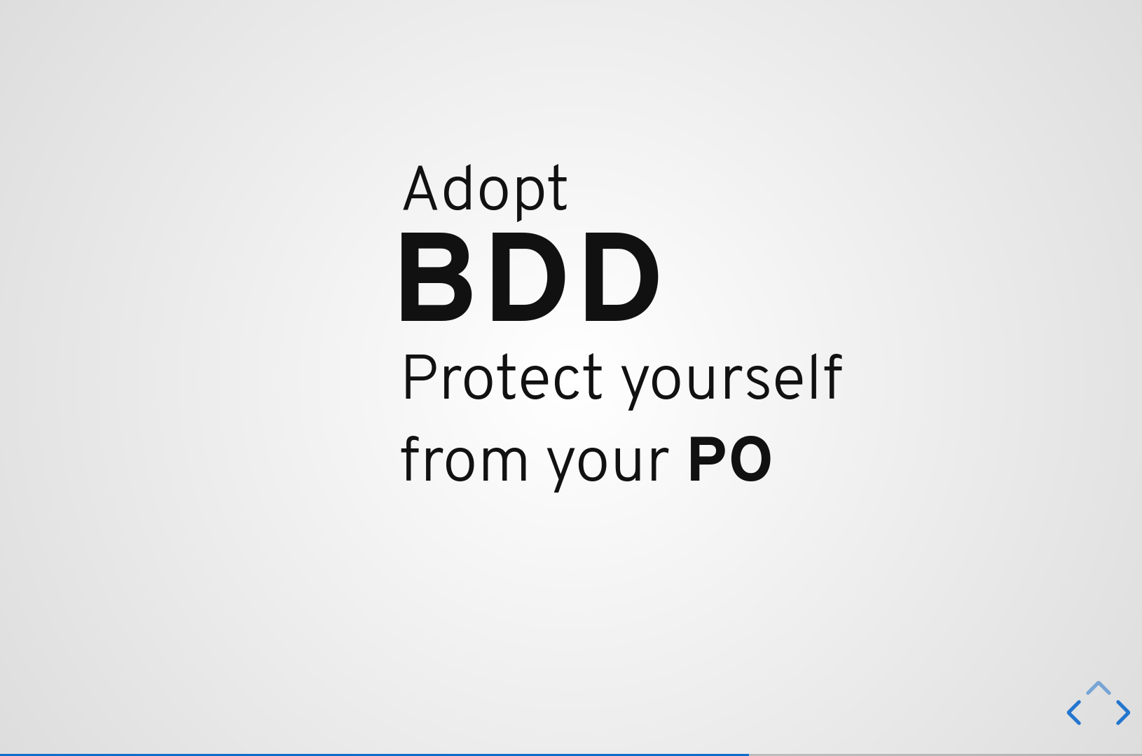 Adopt BDD